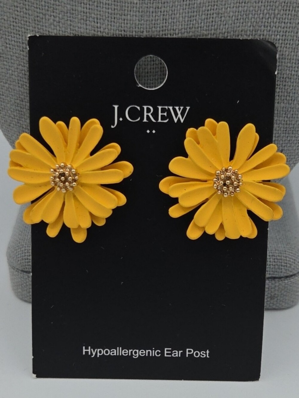 5 for $25! J. Crew Factory Bright Yellow Daisy Statement Stud Earrings